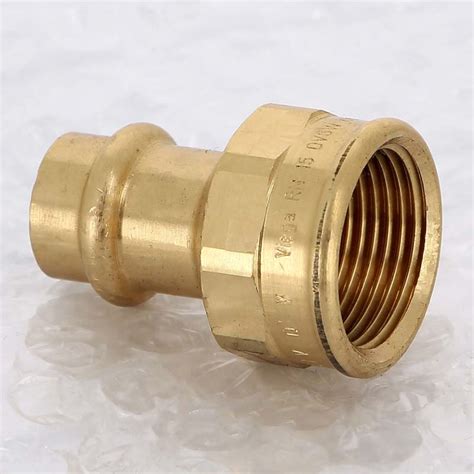 Медная пресс муфта 15-3/4" ВР Viega Profipress - купить недорого в ...