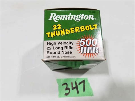 Remington 22 Thunderbolt High Velocity 22 Lr 40 Gr 1 X 500 Adam Marshall Land And Auction Llc