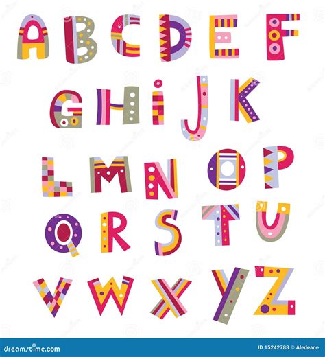 Colorful Alphabet Royalty Free Stock Photos Image