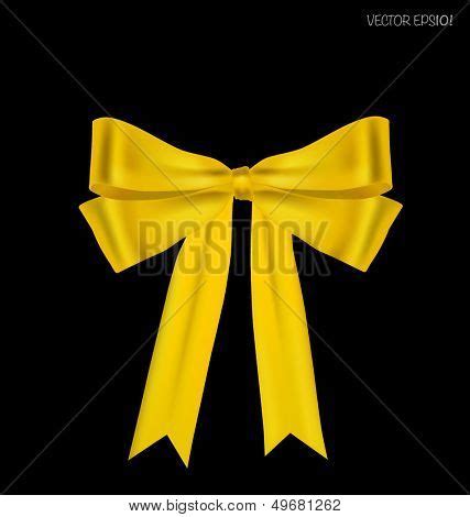 Gold Ribbon. Vector Vector & Photo (Free Trial) | Bigstock