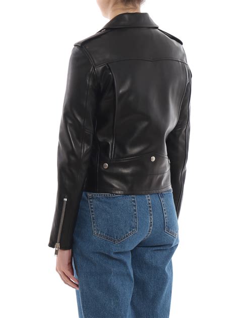 Saint Laurent Classic Biker Leather Jacket Leather Jacket 481862y5ya21000