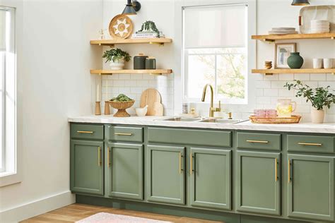 Sage Green Kitchen Cabinets With Black Countertops Cabinets Matttroy