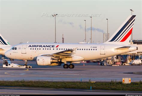 F GUGE Air France Airbus A318 111 Photo By William Verguet ID 1138010