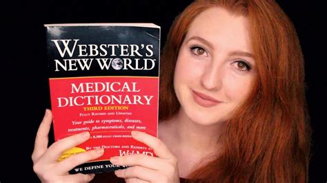 ASMR Inaudible Unintelligible Whispers Reading Medical Dictionary