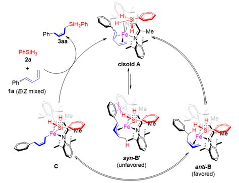 朱守非教授angew：铁催化共轭二烯立体汇聚式14 硅氢化反应