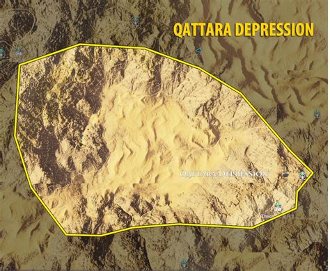 Map Of Qattara Depression Tombs Papyrus Puzzles And Secrets