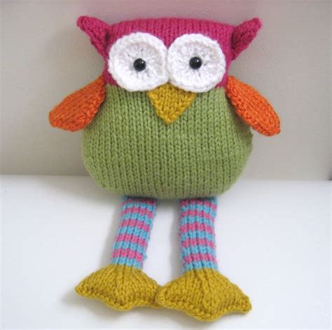 Pdf Knit Owl Pattern Knitted Owl Owl Knitting Pattern Knitting