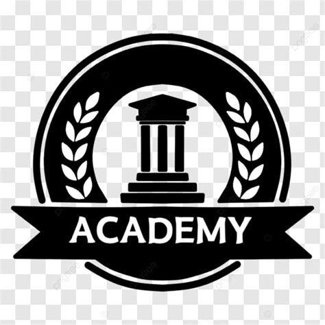 Academy Logo Black Vector, Academy Logo, Logo, Academy PNG Transparent ...