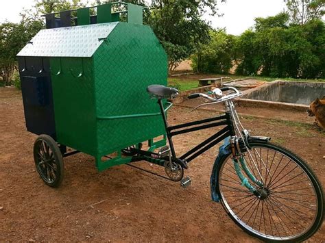 Aluminum Garbage Cycle Rickshaw At Rs Garbage Cycle Rickshaw In