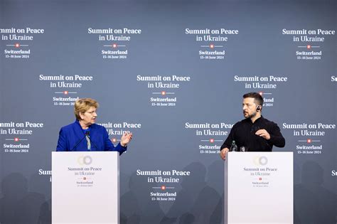 Ukraine Peace Summit Commences In Switzerland Russia China Absent