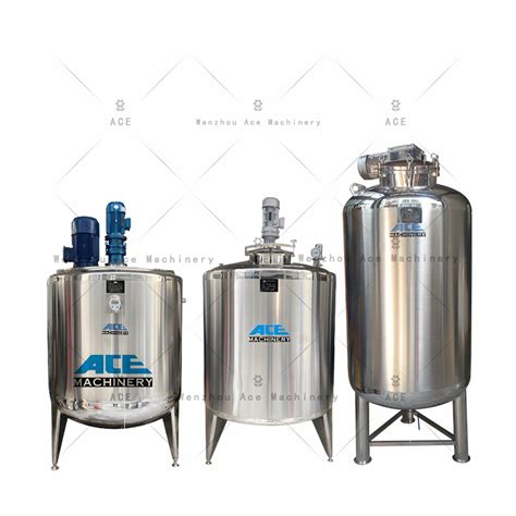 Sus Or L Stainless Steel Tank Mixers Agitators Chemical Mixing