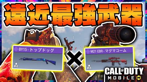 【codモバイル】バトロワ 遠近最強武器by15 M21が強すぎる！【えびてん】