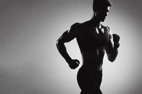 Premium Photo Athletic Man While Running Place For Text