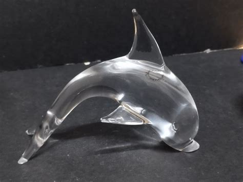 V Nason And C Murano Glass Dolphin Paperweight Vintage And Rare Figurine Figure Lladro Inspired On