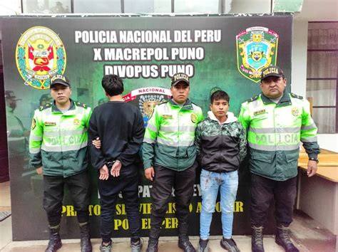 Puno Capturan A Presuntos Delincuentes Acusados De Desfiguran Rostro