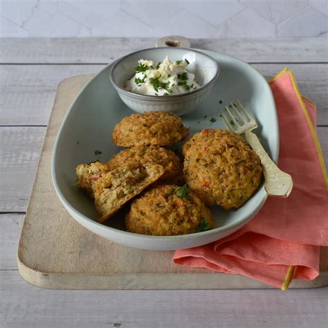 Quinoa Bällchen mit Quark Feta Dip aus dem Thermomix Rezepte mit Herz