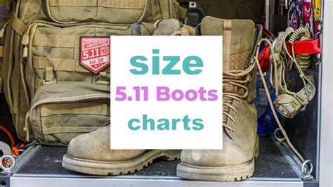 511 Boots Size Charts For Men And Women Size When Size