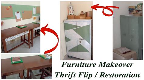 2 Thrift Flip Easy Furniture Makeover Ideas Using Paint Paper Steel