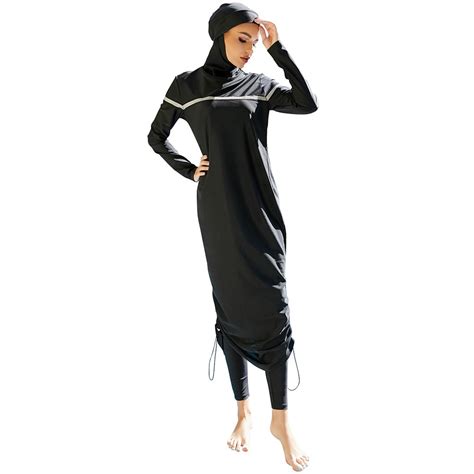 Ibtom Castle Muslim Swimsuits For Women Modest Islamic Arabic Swimwear