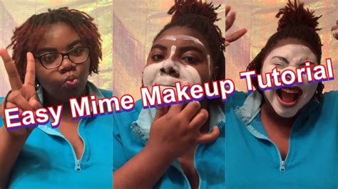 EASY/ BEGINNER Mime Makeup Tutorial (Mehron) - YouTube