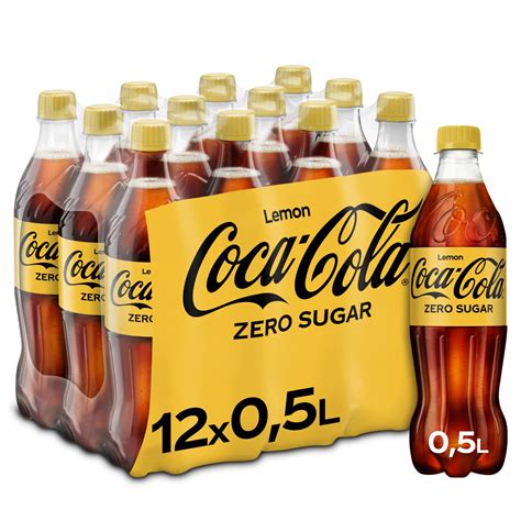 Coca Cola Zero Lemon fruchtiges Erfrischungsgetränk mit Zitronen