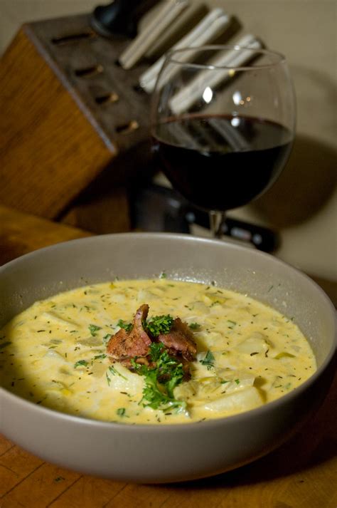 Irish Potato Leek Soup Irish Leek Soup With Veg From Our C Flickr