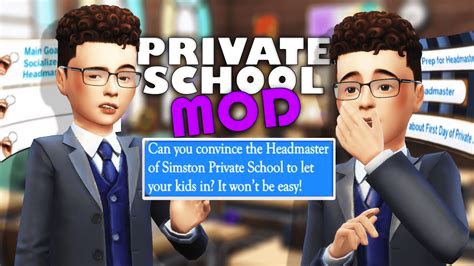 The Sims 4 Private School Mod Elevate Your Education — Features