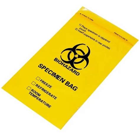 Ldpe Biohazard Specimen Zip Bag At Rs Piece In Rajkot Id