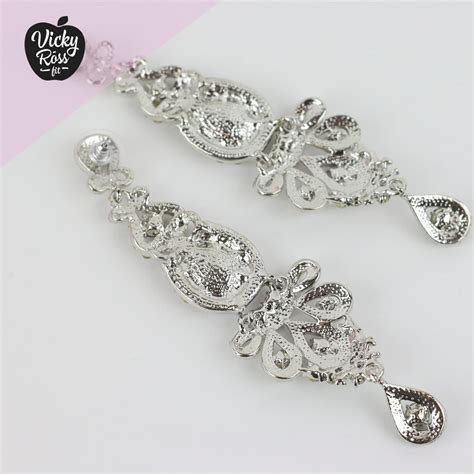 Figure Bikini Rhinestone Earrings Competition Jewelry Vicky Ross Fit