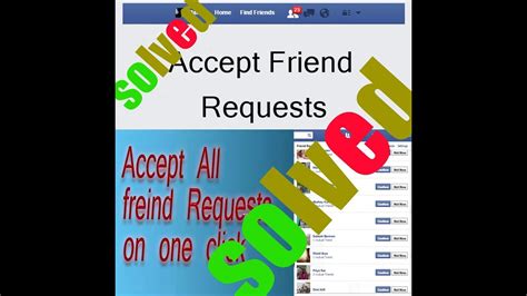 How To Accept Multiple Friend Requests On Facebook ~ Accept All Friend Requests On Facebook