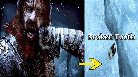 Kratos Breaks Thor S Teeth Finds His Tooth After Scene God Of War