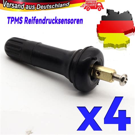 Stk Rdks Gummi Ventil Ersatz Reifendruck Ez Sensor F R Ford