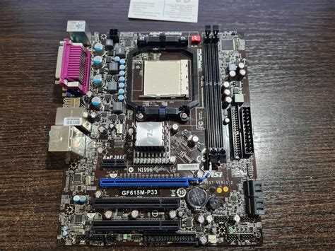 Материнская плата MSI GF615M P33 MS 7597 сокет AM3 DDR3 цена