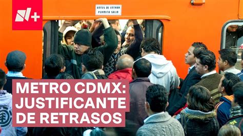 Cómo tramitar una constancia de retraso del Metro CDMX N YouTube