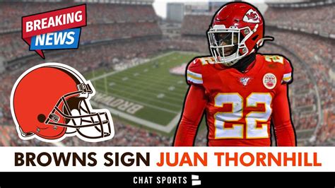 BREAKING Cleveland Browns Sign Juan Thornhill In NFL Free Agency