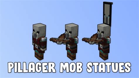 Pillager Mob Statues Minecraft Map