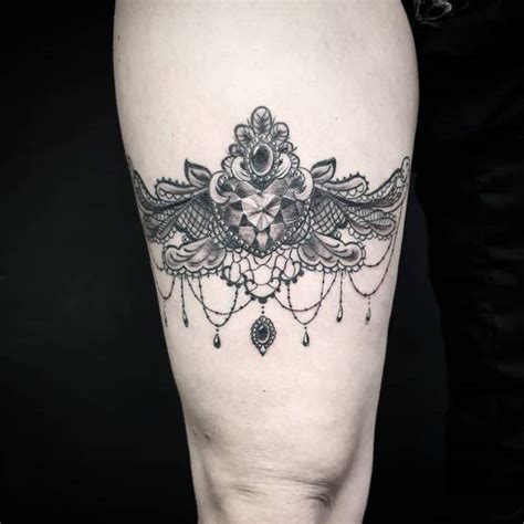 103 Best Lace Tattoos [2024 Inspiration Guide]