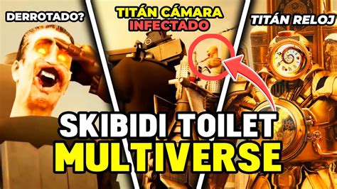 TITÁN CÁMARA INFECTADO Historia Skibidi Toilet Multiverse Clockman