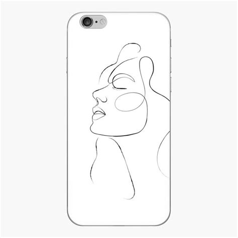 One Line Continuous Womans Face By Daisyartdecor Redbubble Woman