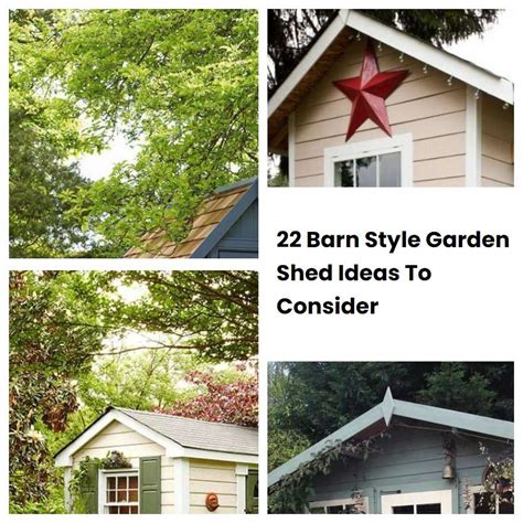 22 Barn Style Garden Shed Ideas To Consider | SharonSable