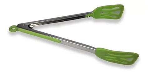 Pinza Cocina Multiuso Acero Inoxidable Punta Silicona Cm