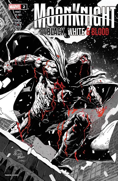 Moon Knight Black White Blood 2022 2 Comic Issues Marvel