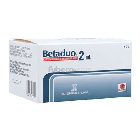 Betaduo 2 Ml Por Unidad Fybeca