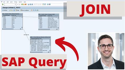 Sap Query Set Up Joins Properly Left Outer Join Youtube