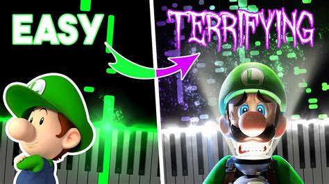 5 Levels Of Luigis Mansion Theme Easy To Terrifying Youtube