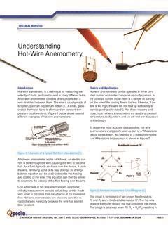 Understanding Hot Wire Anemometry Mouser Electronics Understanding Hot Wire Anemometry