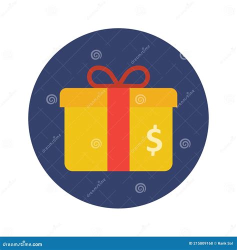 Regalo En Efectivo Color Vector Icono Que Puede Modificar O Editar