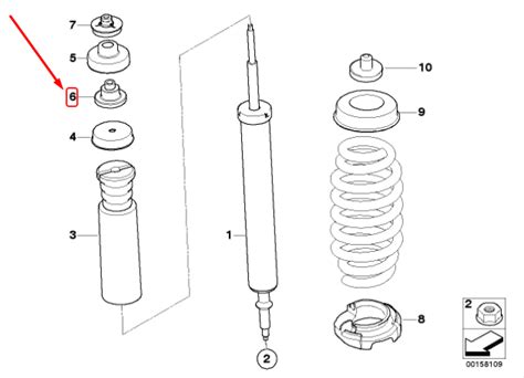 BMW 1 E81 Support D Amortisseur Sup Rieur Section Inf Rieure