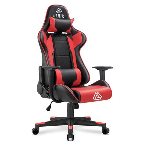 Silla Gamer De Oficina Profesional Ulrik Roja Ulrik Gaming