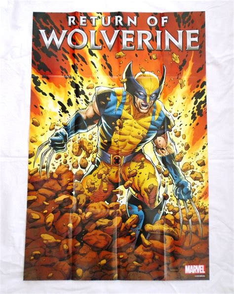 Return Of Wolverine By Mcniven Folded Promo Poster — Lucky Target Comics